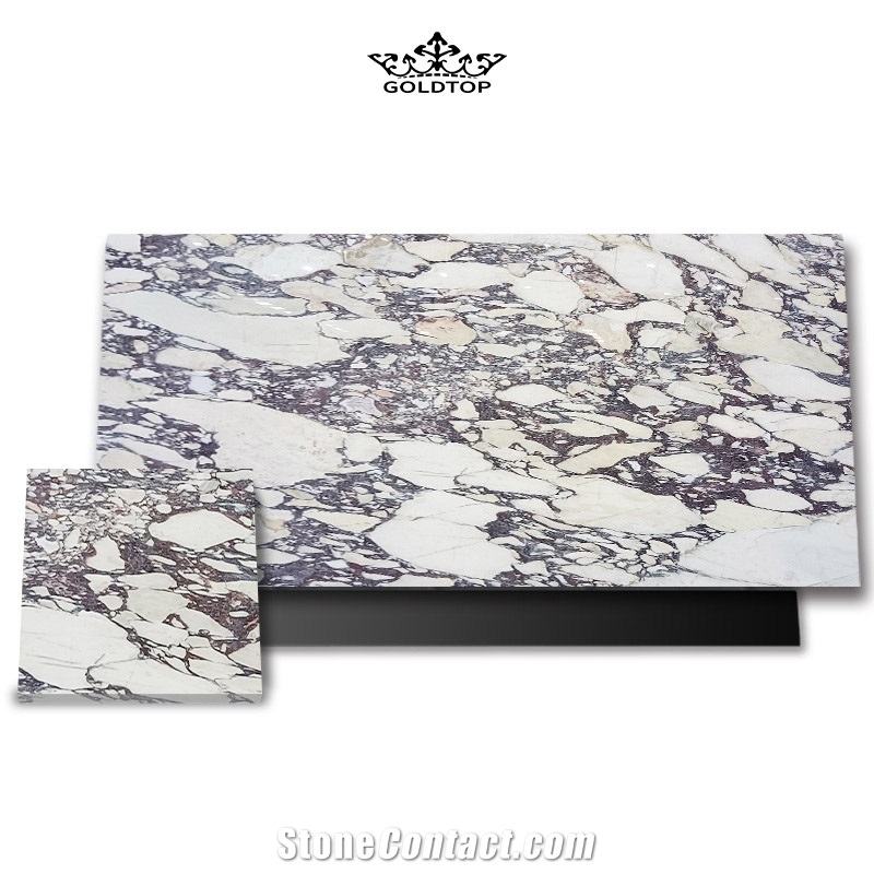 GOLDTOP ODM/OEM High Quality Calacatta Viola Marble Slab