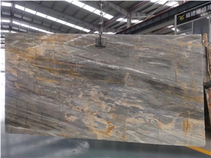 GOLDTOP ODM/OEM Nuvolato Etrusco Marble Slab