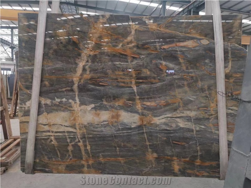 GOLDTOP ODM/OEM Nuvolato Etrusco Marble Slab