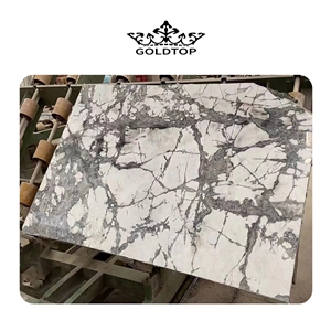 GOLDTOP ODM/OEM Winter River Snow Marble Table Tops