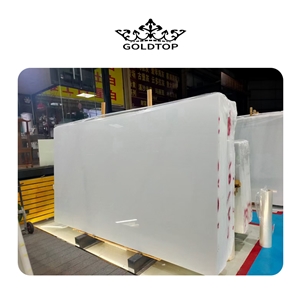 GOLDTOP OEM/ODM Colombia White Marble Slab Stone