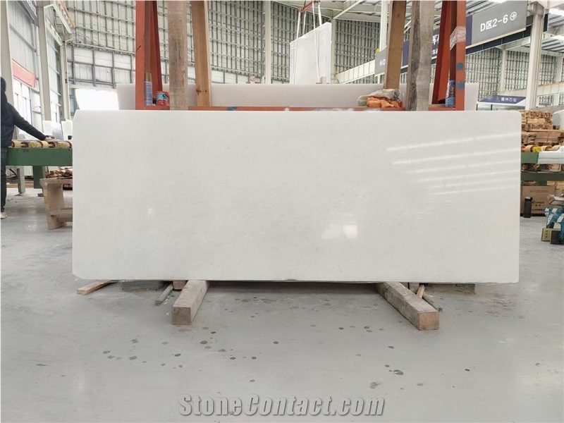 GOLDTOP OEM/ODM Colombia White Marble Slab Stone