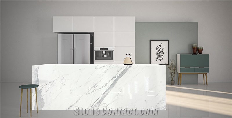 GOLDTOP OEM/ODM Marmer Calacatta Marble Polished Tiles