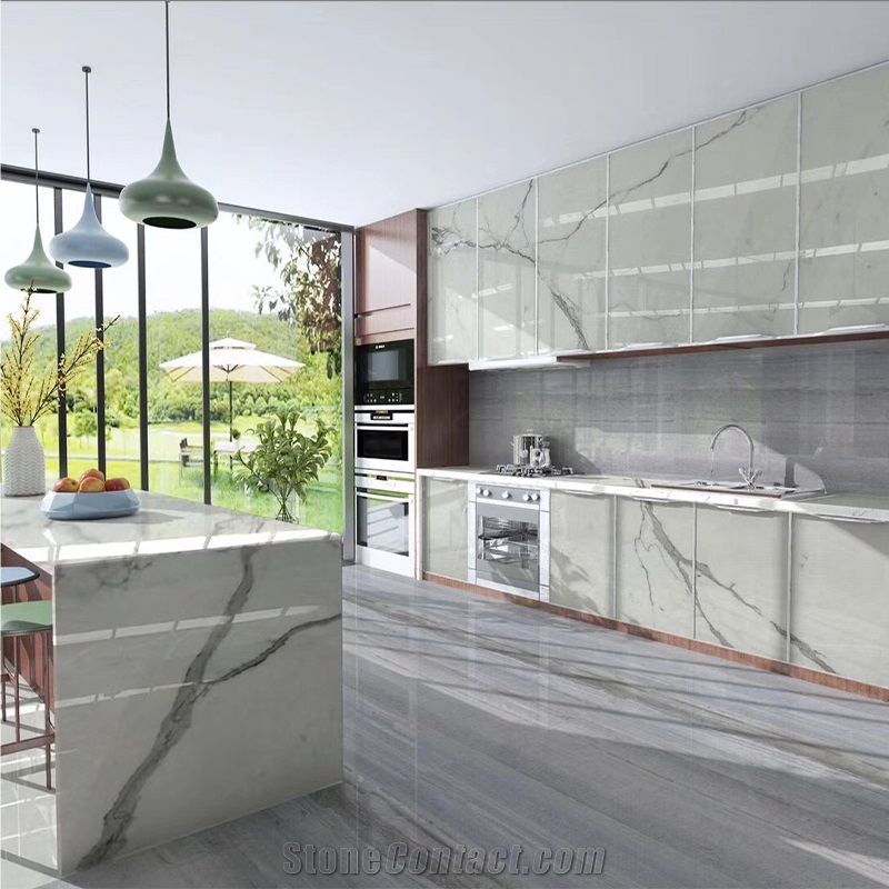 GOLDTOP OEM/ODM Marmer Calacatta Marble Polished Tiles