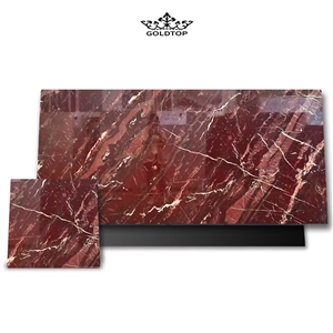 GOLDTOP OEM/ODM Rosso Collemandina Marble Polished Tiles