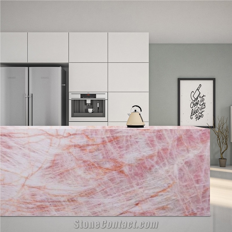 GOLDTOP Polished Pink Quartzite Slabs
