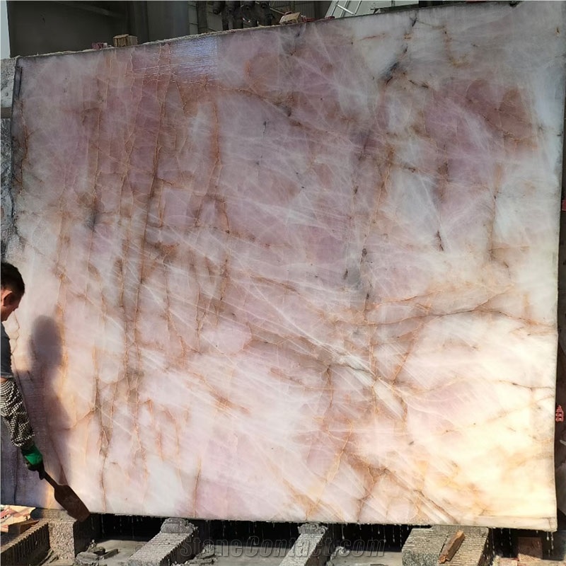 GOLDTOP Polished Pink Quartzite Slabs