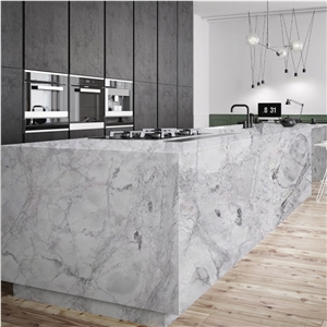 GOLDTOP Super White Quartzite Slabs Polished