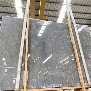 Hermes Grey Marble With Silver Vein Tiles For Stairs