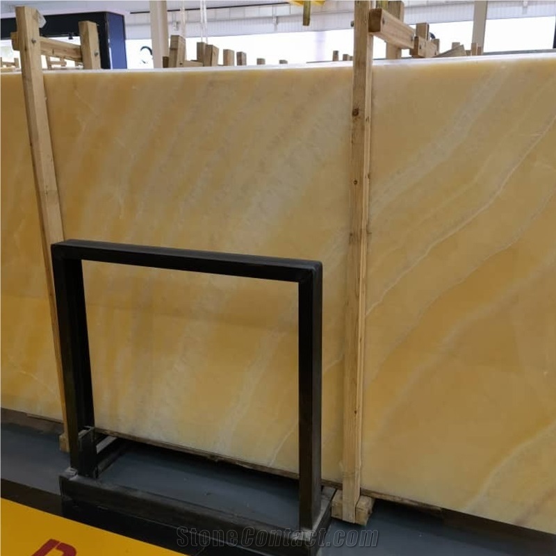 High Quality Advance Sense Peach Onyx Slabs For Wall