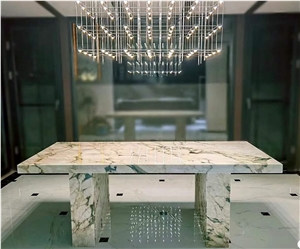 High Quality Calacatta Monet Marble Table
