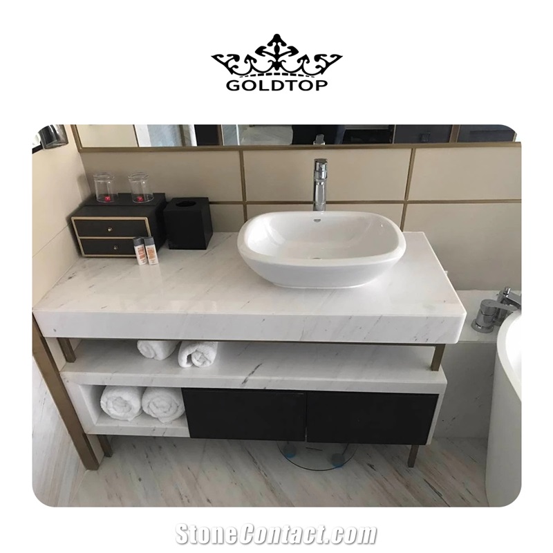 High Quality Yugoslav White Marble Slabs For Kitchen