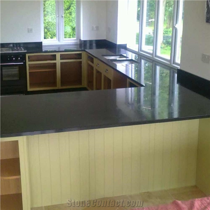 Home Use Indian Black Granite For Kitechen Countertops