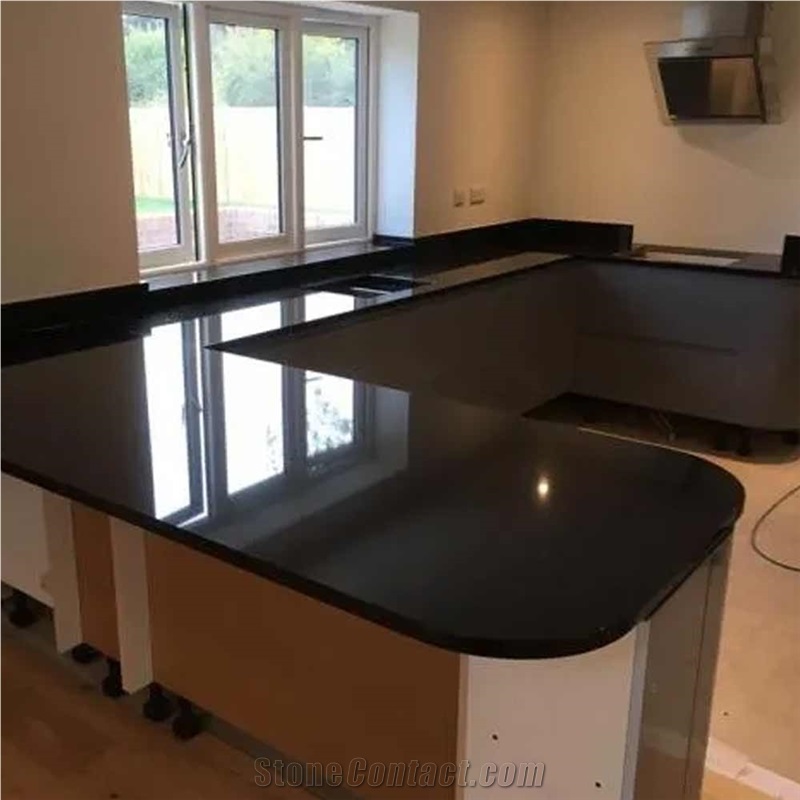 Home Use Indian Black Granite For Kitechen Countertops