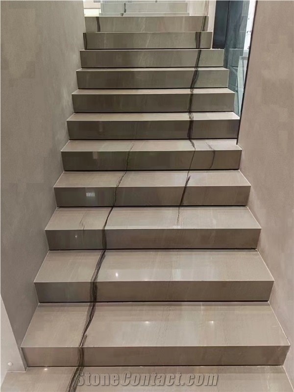 Luxury Modern Style Macaubas Giotto Quartzite