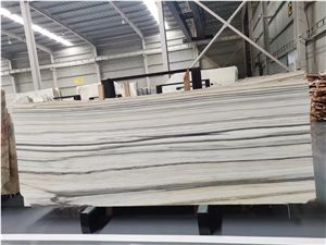 Modern Style With Veins Striped Calacatta Marble Slabs Modern Style With Veins Striped Calacatta Marble Slabs