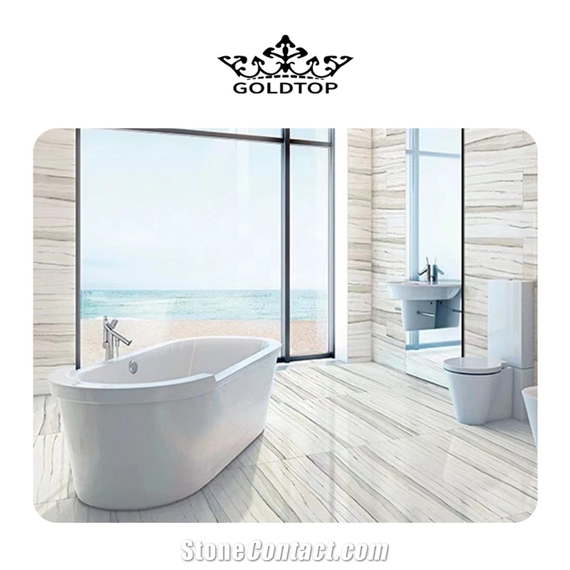 Modern Style With Veins Striped Calacatta Marble Slabs