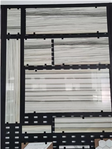 Modern Style With Veins Striped Calacatta Marble Slabs