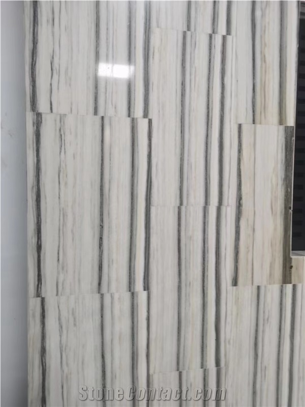 Modern Style With Veins Striped Calacatta Marble Slabs