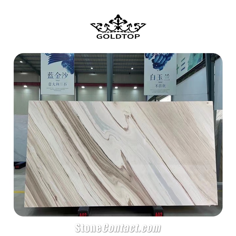 Nice Polished Natural Marble Palissandro Chiaro Countertop