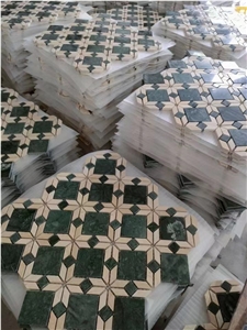 Evergreen Marble Mosaic Tiles