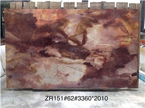 Red Cosmopolitan Quartzite Slab