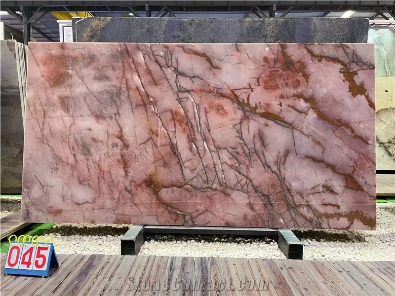 Red Cosmopolitan Quartzite Slab