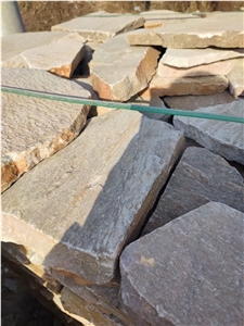 Yellow Quartzite Crazy Paving Stone Handcut