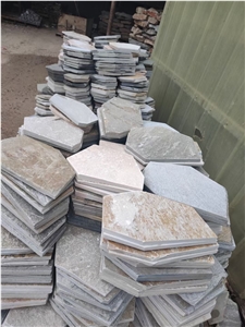 Yellow Quartzite Flagstone Pavers