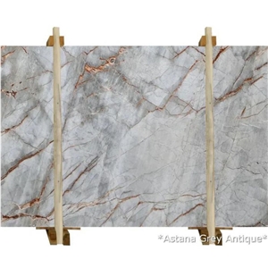 Astana Grey Antique Bookmatching Marble Slabs