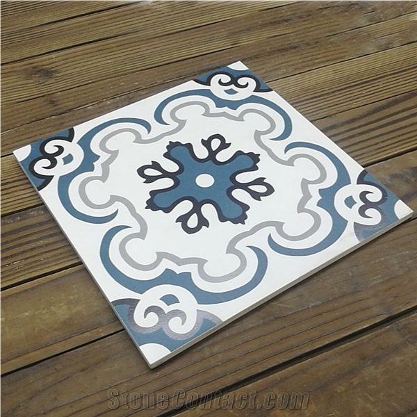Polished New Design Medallion Pattern Tile For Interior Floor Decor