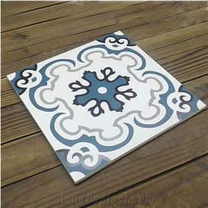Polished New Design Medallion Pattern Tile For Interior Floor Decor