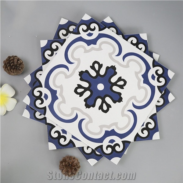 Polished New Design Medallion Pattern Tile For Interior Floor Decor