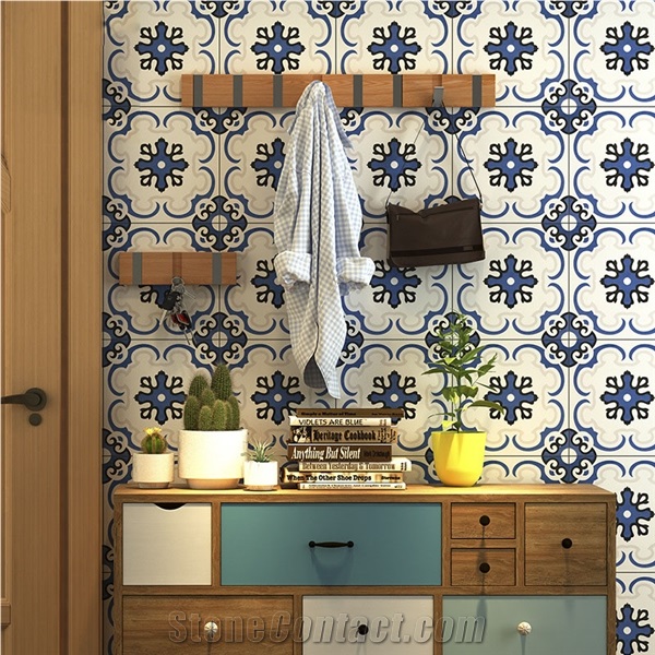 Polished New Design Medallion Pattern Tile For Interior Floor Decor