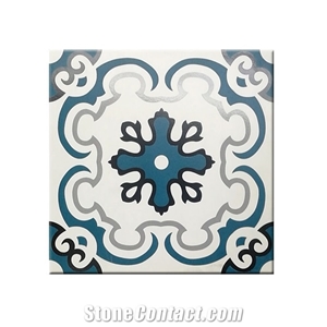 Polished New Design Medallion Pattern Tile For Interior Floor Decor