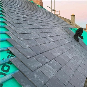 Good Price Black Natural Slate Roof Tiles For Home Decor