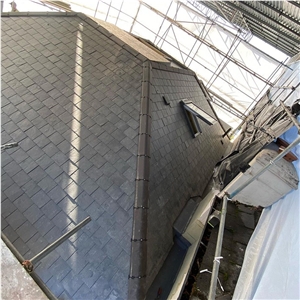Good Price Black Natural Slate Roof Tiles For Home Decor
