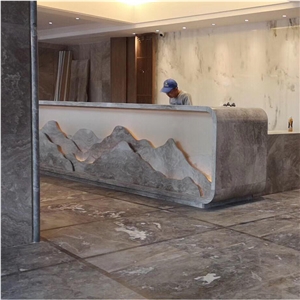 Natural Stone Commercial Counters For Hotel Lobby Design