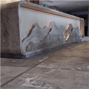 Natural Stone Commercial Counters For Hotel Lobby Design