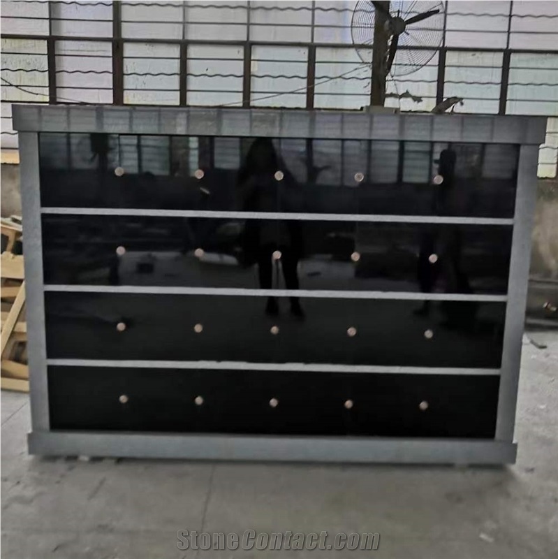 Shanxi Black Granite And Grey Granite Columbarium-Mausoleum