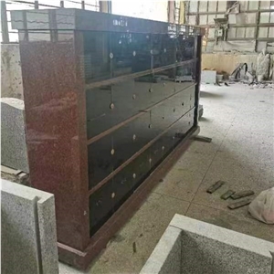 Shanxi Black Granite And Grey Granite Columbarium-Mausoleum