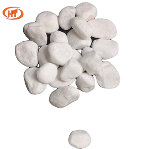 Discount White Marble Pebble Stone With Diffrent Size