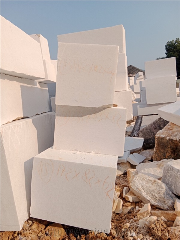 Vietnam Pure White Marble Block Cheapest Price