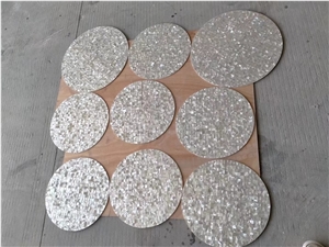 Blue Shell Mosaic Tiles MOP Pearl Shell Kitchen Wall Mosaic