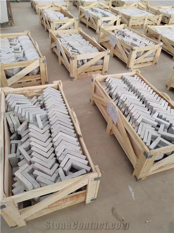 Building Masonry Stone SPA White Stone Bricks Corner Facade