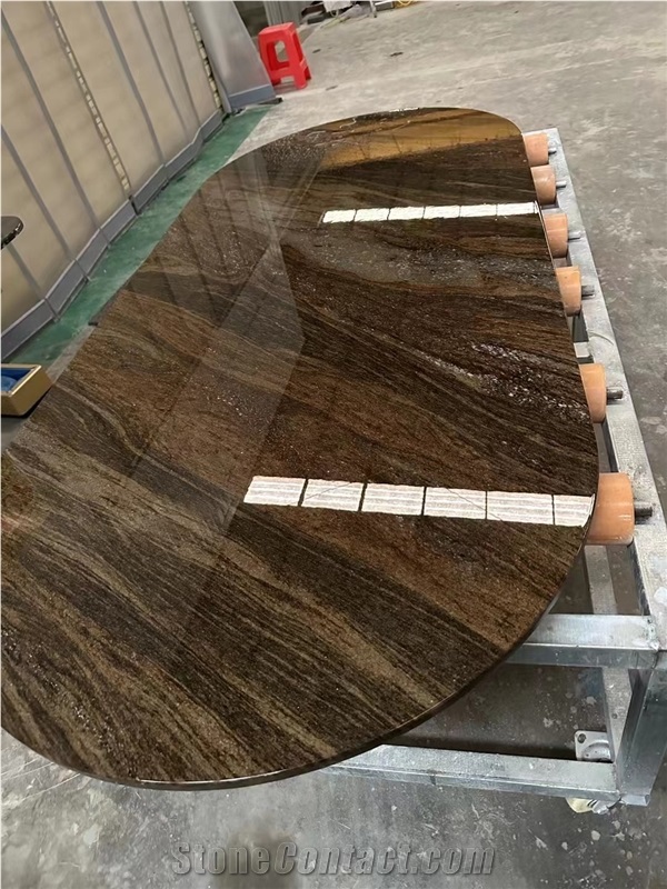 Granite Commercial Furniture Taurus Black Round Dining Table