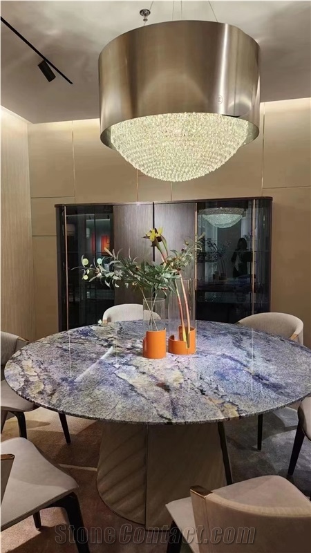 Green Marble Furniture Ice Jade Coffee Table For Home Decor