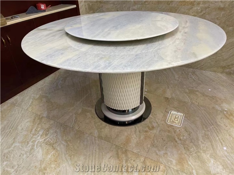 Green Marble Furniture Ice Jade Coffee Table For Home Decor