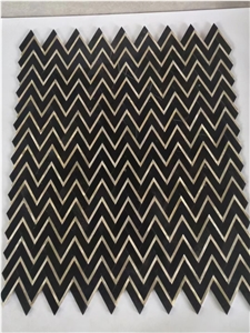 Hexagon Calacatta Mosaic Tiles Hexagon Green Jade Backsplash