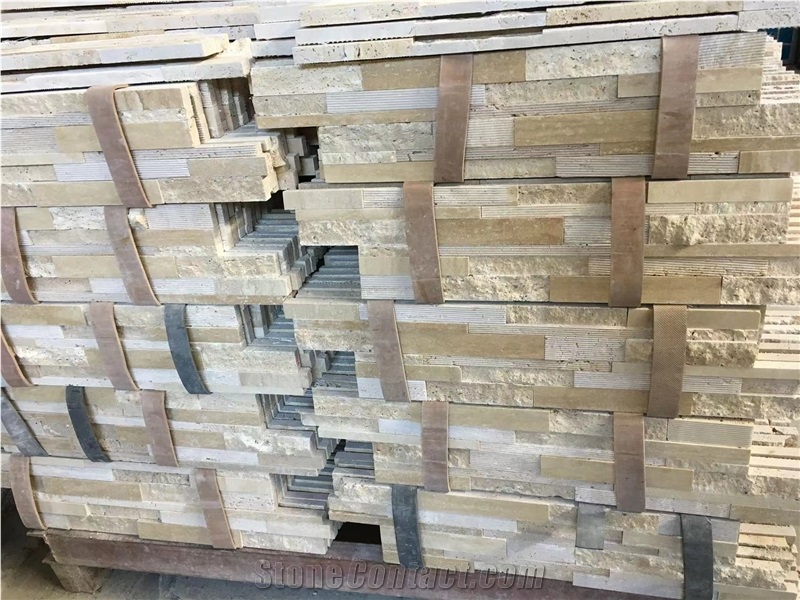 Lava Black Ledger Stone Veneer Volcanic Stacked Feature Wall